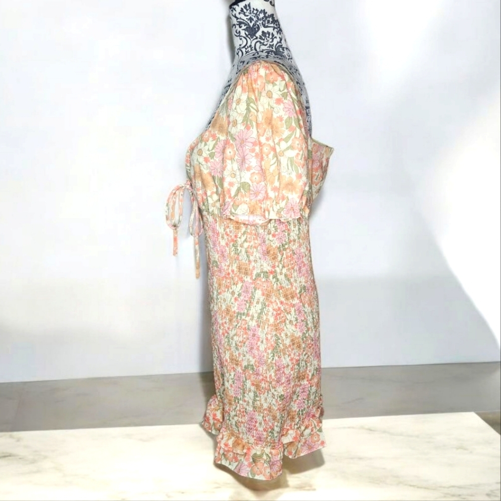 ๐๏ธ GLAMOROUS Floral Linen Vintage Mini - 10 - Picture 8 of 14
